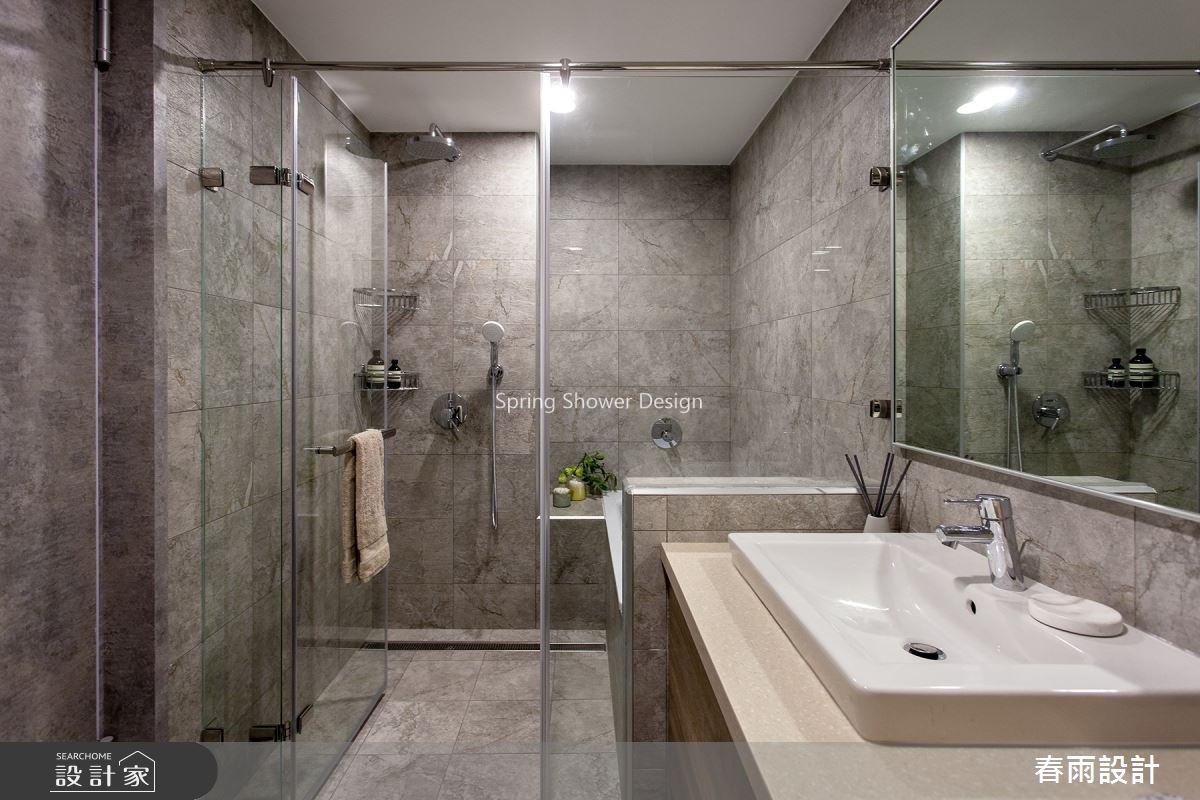 44坪新成屋(5年以下)＿混搭風浴室案例圖片＿春雨設計＿春雨_87 哲人德林之38