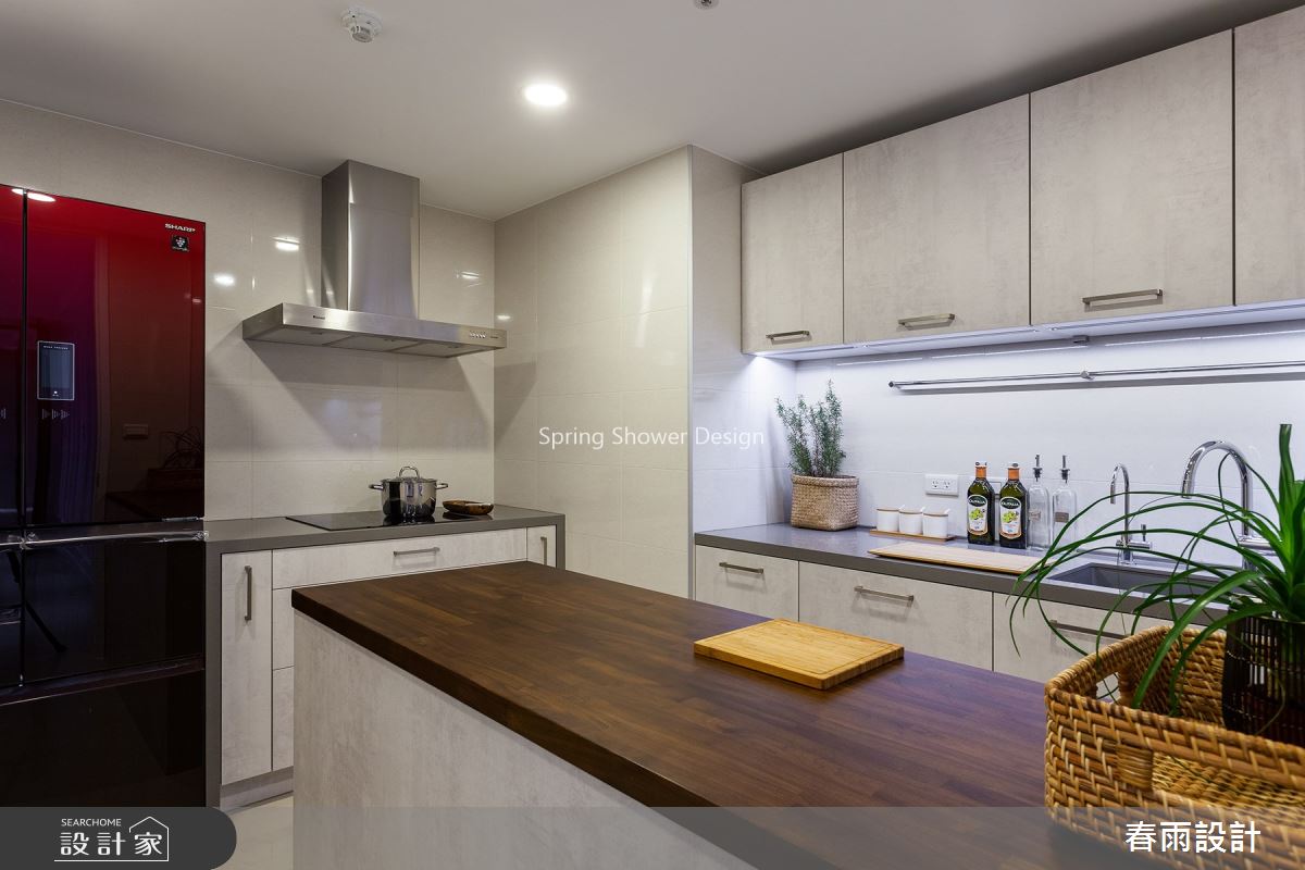 44坪新成屋(5年以下)＿混搭風廚房案例圖片＿春雨設計＿春雨_87 哲人德林之19