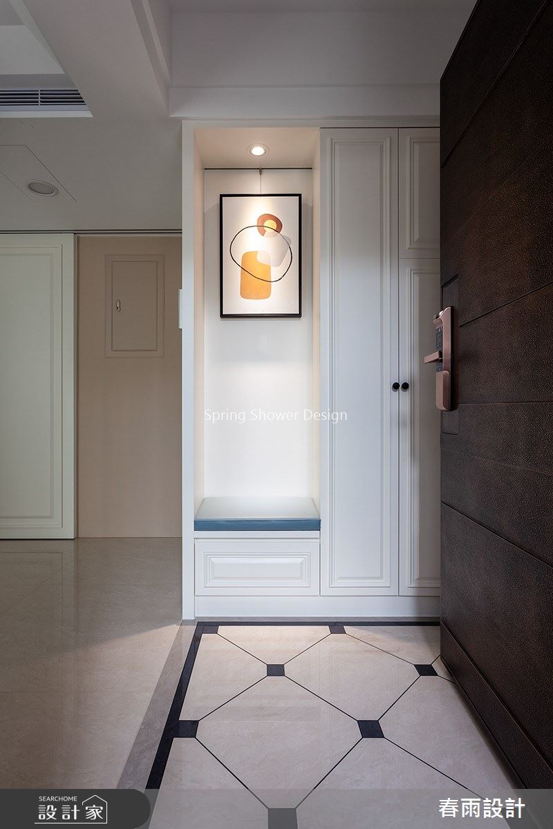 25坪老屋(16~30年)＿美式風玄關案例圖片＿春雨設計＿春雨_88 新生南路之2