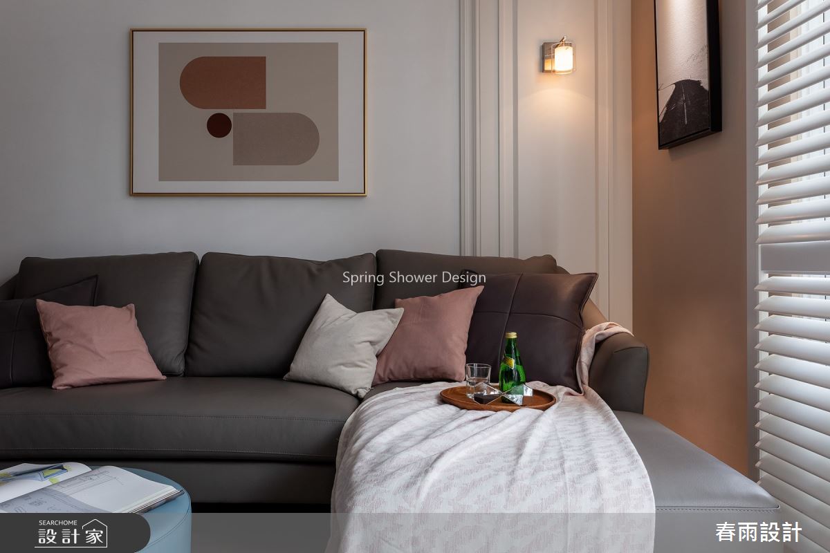 25坪老屋(16~30年)＿美式風客廳案例圖片＿春雨設計＿春雨_88 新生南路之11