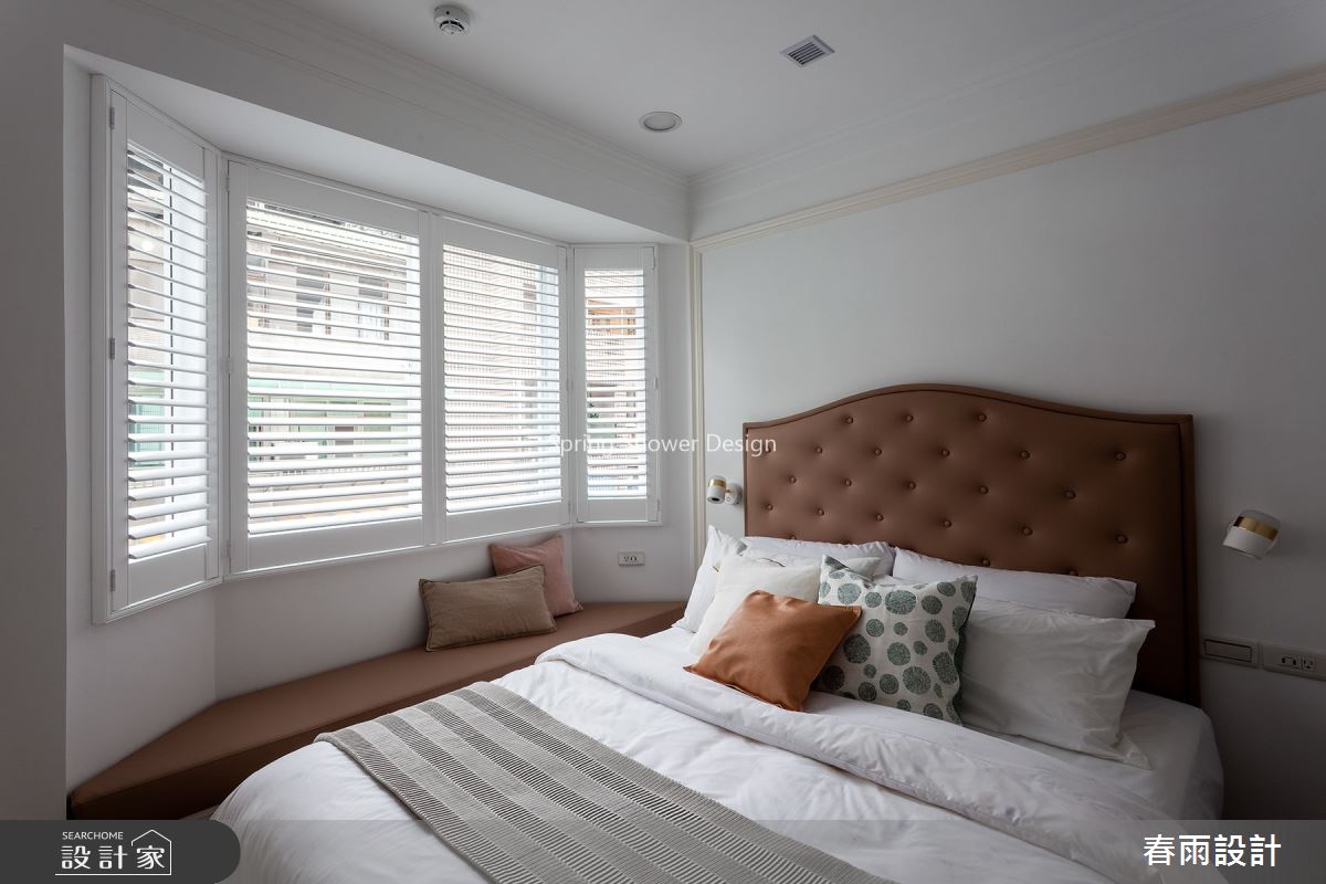 25坪老屋(16~30年)＿美式風臥室臥榻案例圖片＿春雨設計＿春雨_88 新生南路之22