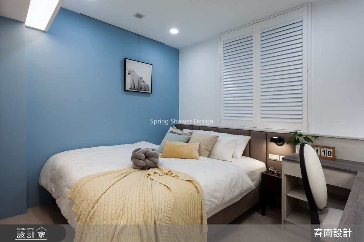 25坪老屋(16~30年)＿美式風臥室案例圖片＿春雨設計＿春雨_88 新生南路之29