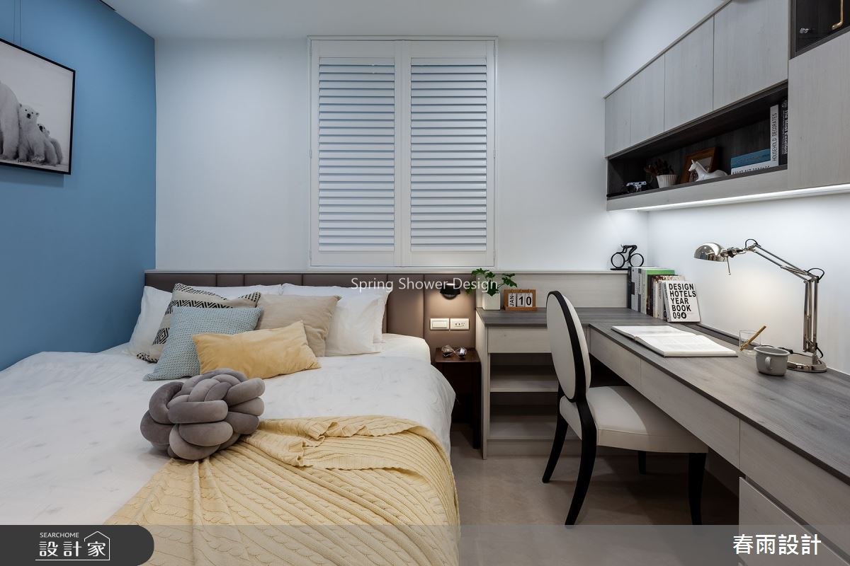 25坪老屋(16~30年)＿美式風臥室案例圖片＿春雨設計＿春雨_88 新生南路之30
