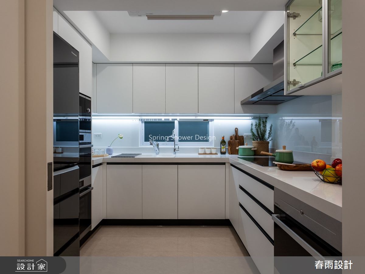 25坪老屋(16~30年)＿美式風廚房案例圖片＿春雨設計＿春雨_88 新生南路之19