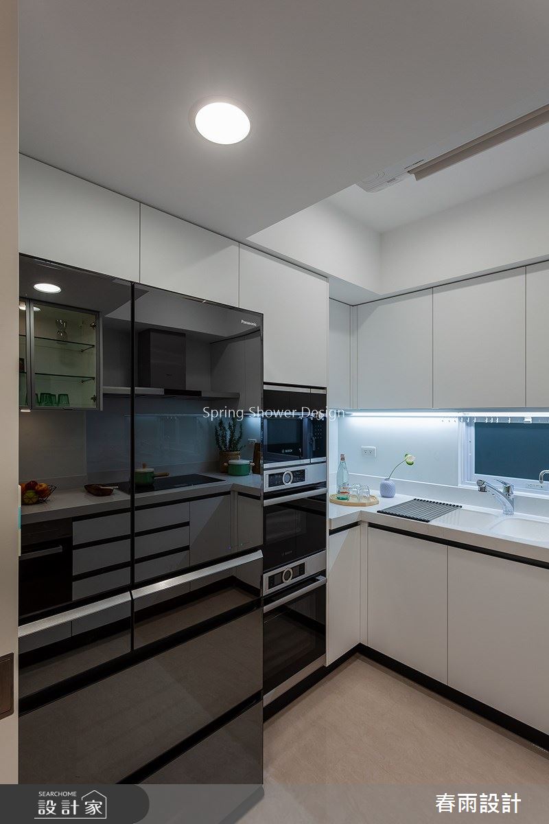 25坪老屋(16~30年)＿美式風廚房案例圖片＿春雨設計＿春雨_88 新生南路之21