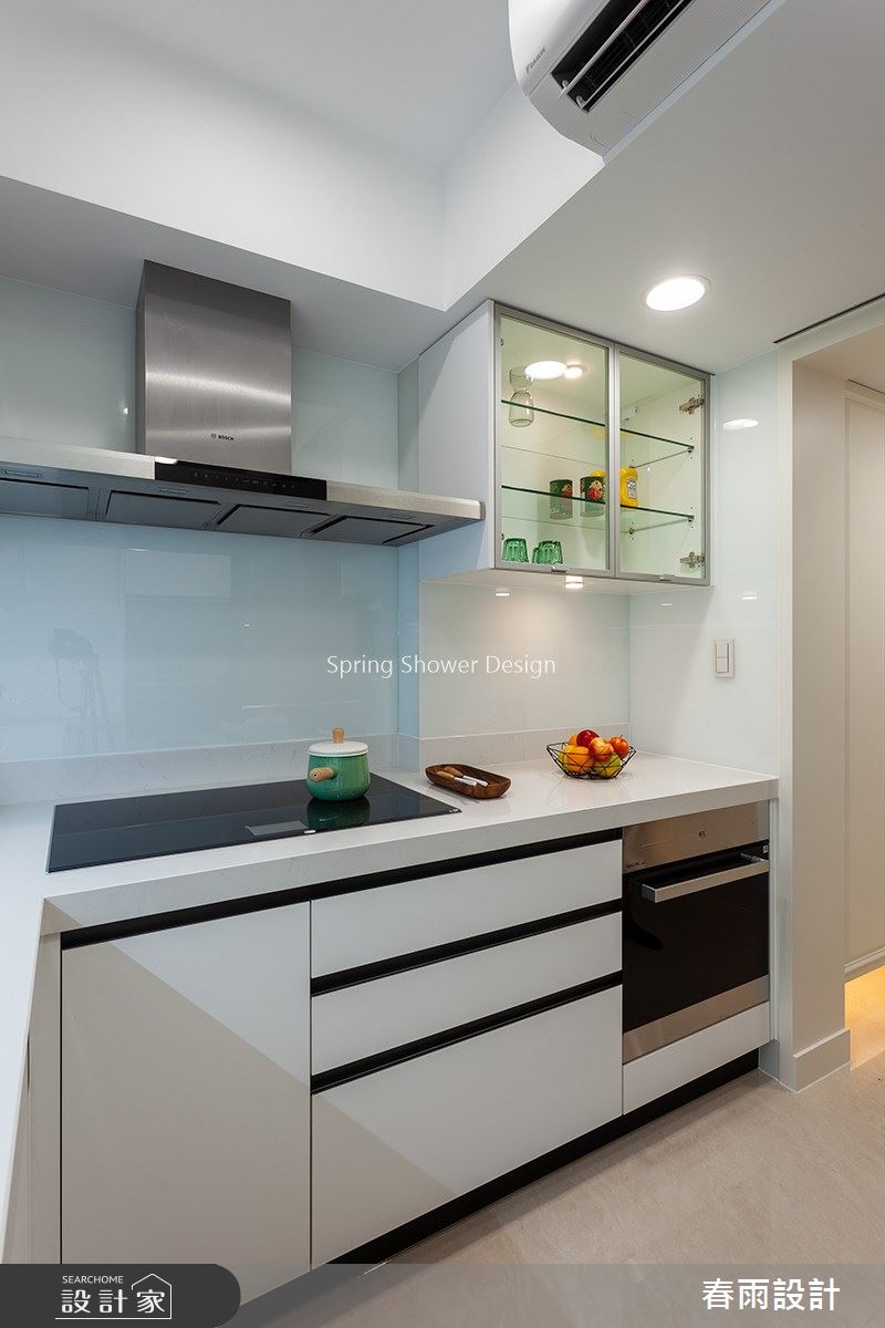 25坪老屋(16~30年)＿美式風廚房案例圖片＿春雨設計＿春雨_88 新生南路之20