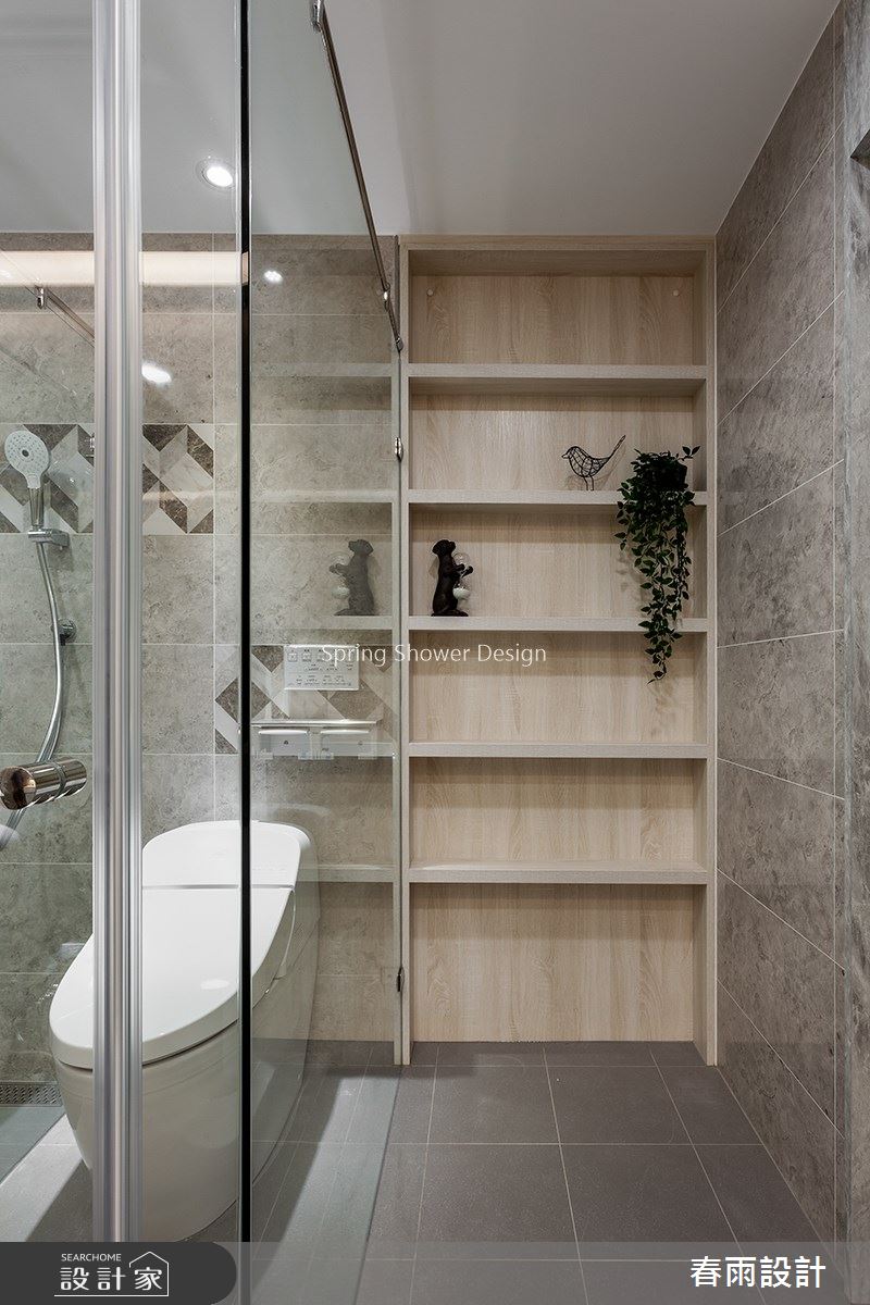 25坪老屋(16~30年)＿美式風浴室案例圖片＿春雨設計＿春雨_88 新生南路之35