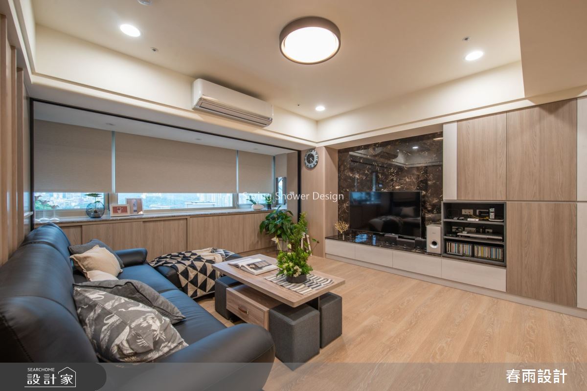 28坪老屋(16~30年)＿現代風客廳案例圖片＿春雨設計＿春雨_89 新光河山之8