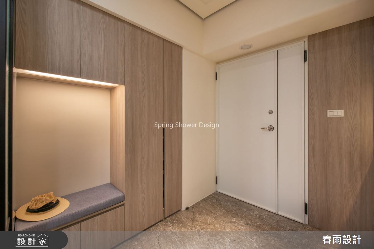 28坪老屋(16~30年)＿現代風玄關案例圖片＿春雨設計＿春雨_89 新光河山之1