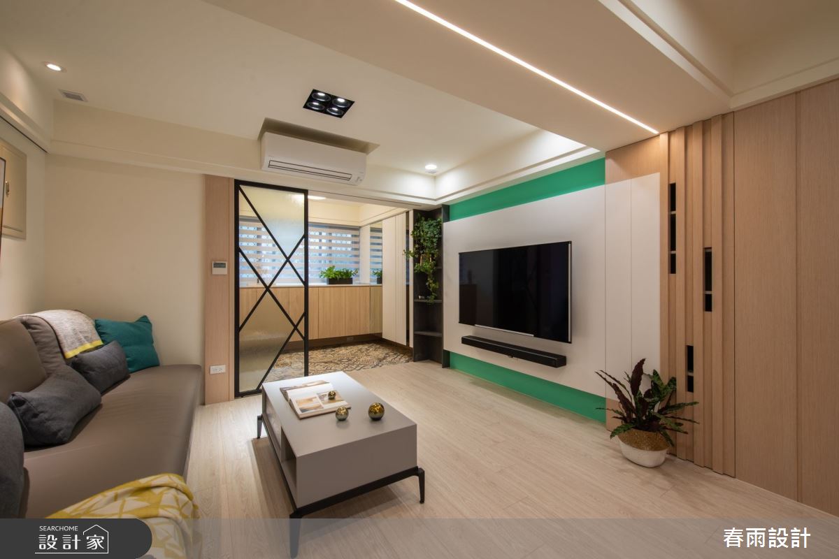 26坪老屋(16~30年)＿現代風客廳案例圖片＿春雨設計＿春雨_90 吳興街之7