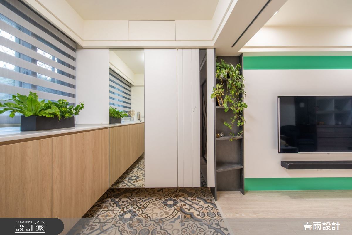 26坪老屋(16~30年)＿現代風玄關案例圖片＿春雨設計＿春雨_90 吳興街之3