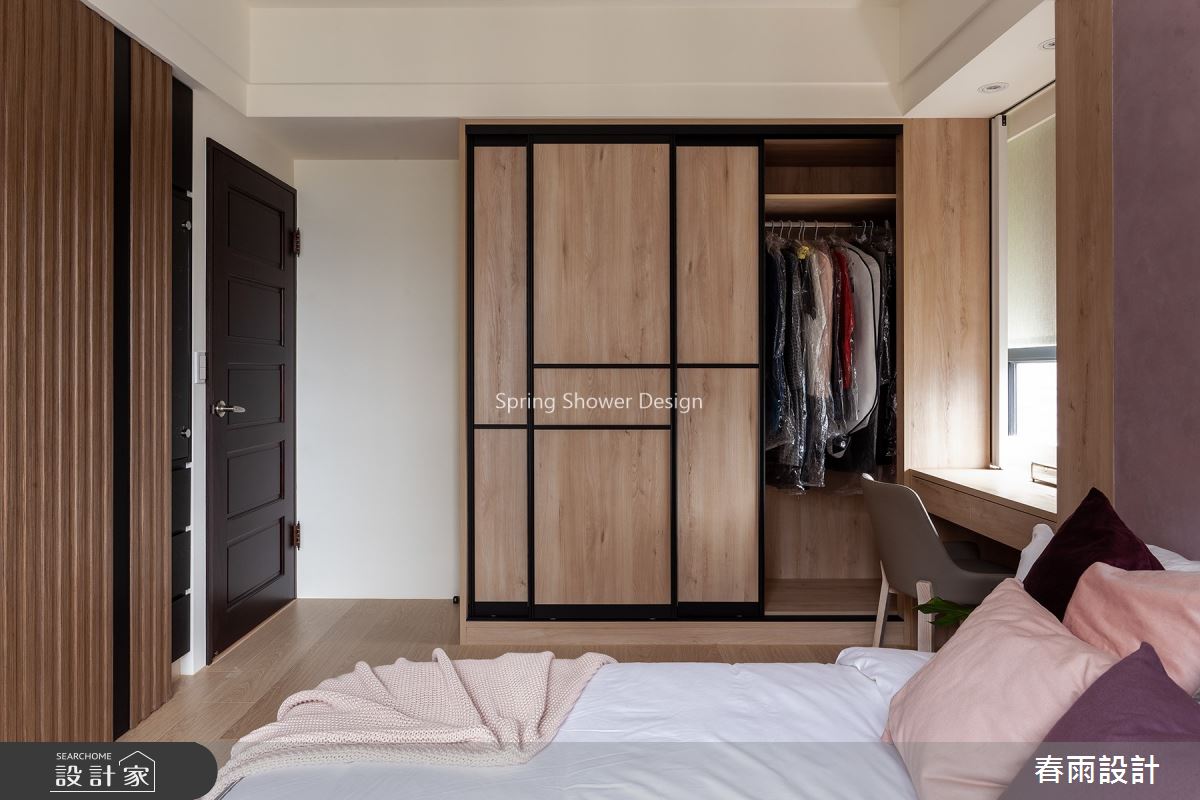 新成屋(5年以下)＿現代風臥室案例圖片＿春雨設計＿春雨_91 土城日月光之24