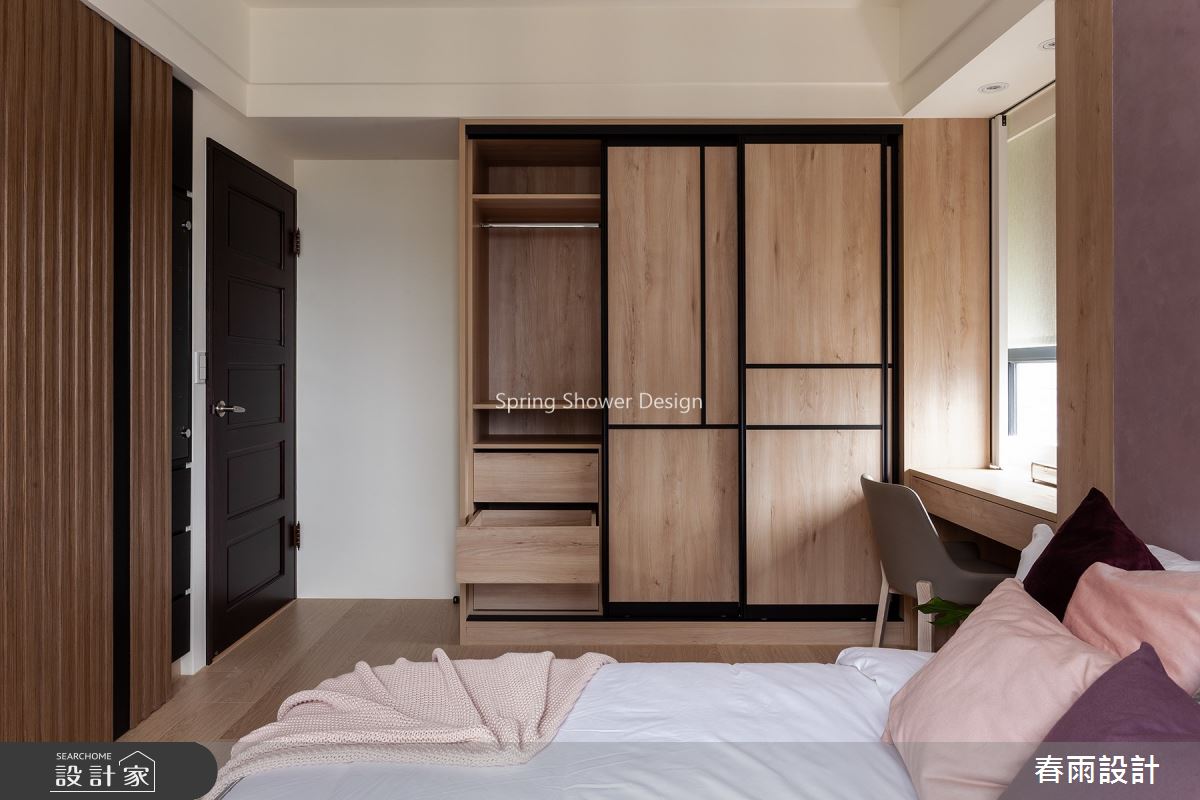 新成屋(5年以下)＿現代風臥室案例圖片＿春雨設計＿春雨_91 土城日月光之23