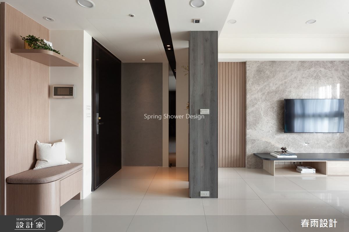 41坪新成屋(5年以下)＿現代風玄關案例圖片＿春雨設計＿春雨_92 築丰天母之2