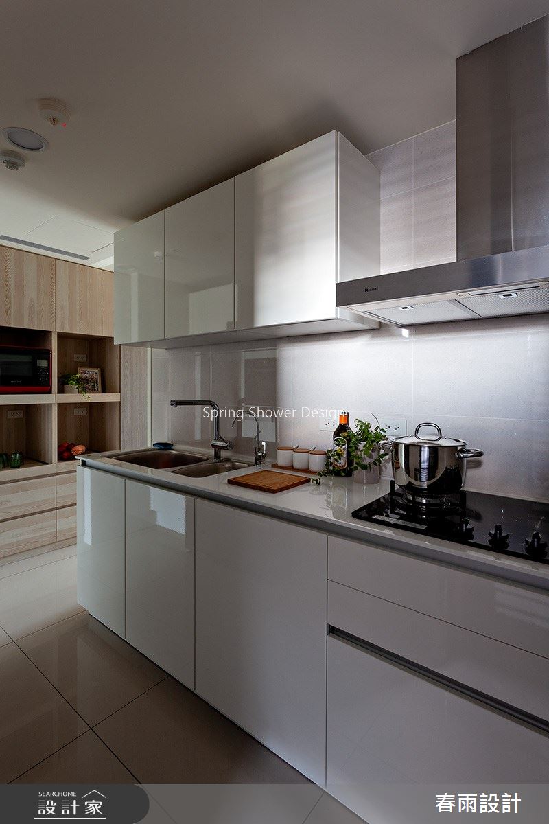 41坪新成屋(5年以下)＿現代風廚房案例圖片＿春雨設計＿春雨_92 築丰天母之12