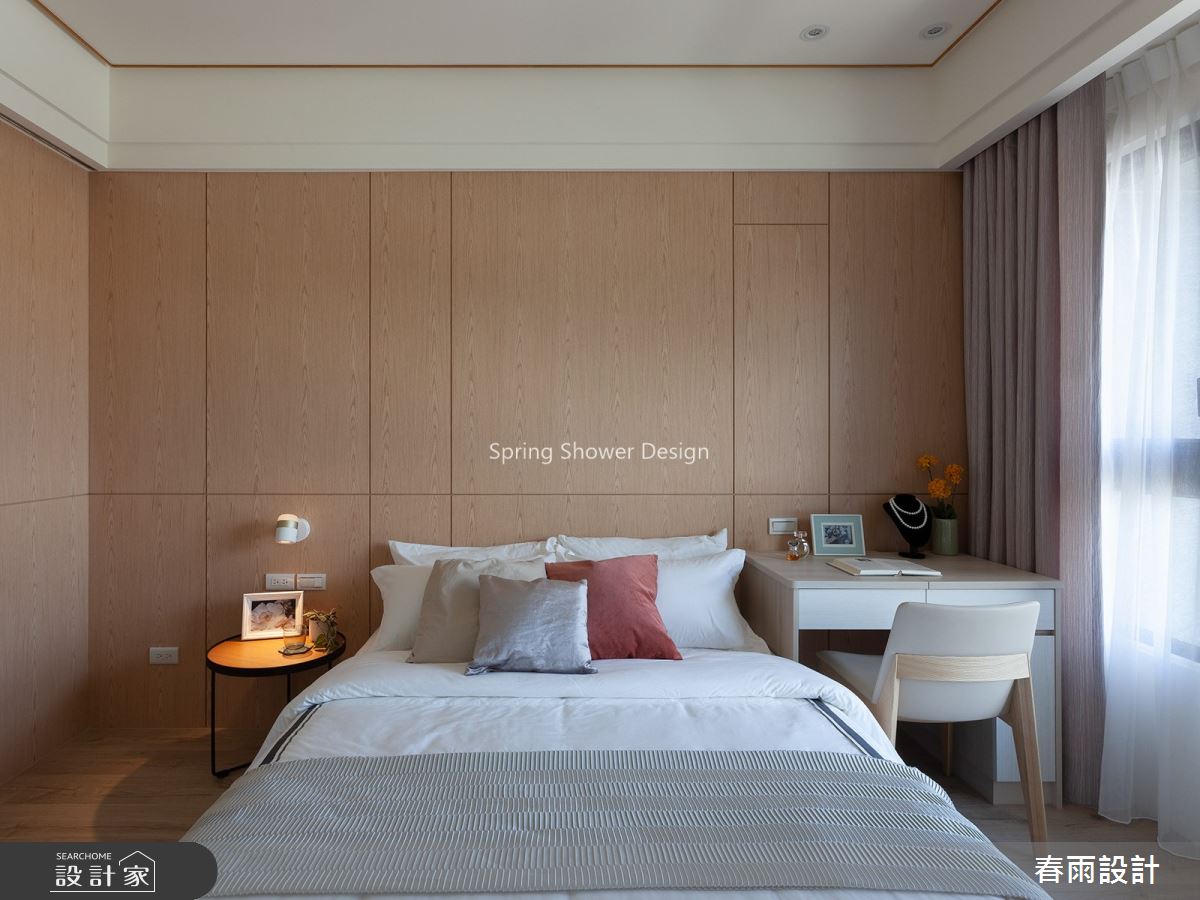 41坪新成屋(5年以下)＿現代風臥室案例圖片＿春雨設計＿春雨_92 築丰天母之17