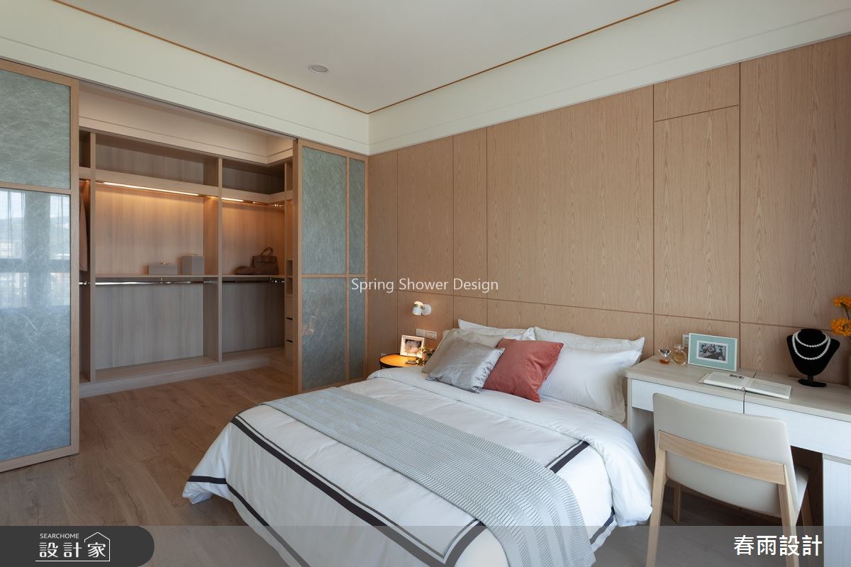 41坪新成屋(5年以下)＿現代風臥室更衣間案例圖片＿春雨設計＿春雨_92 築丰天母之18