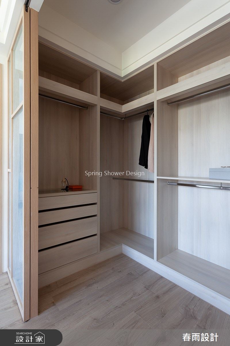 41坪新成屋(5年以下)＿現代風更衣間案例圖片＿春雨設計＿春雨_92 築丰天母之19