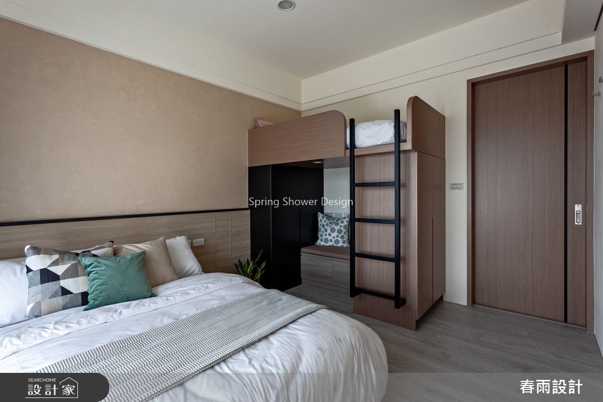41坪新成屋(5年以下)＿現代風臥室案例圖片＿春雨設計＿春雨_92 築丰天母之30