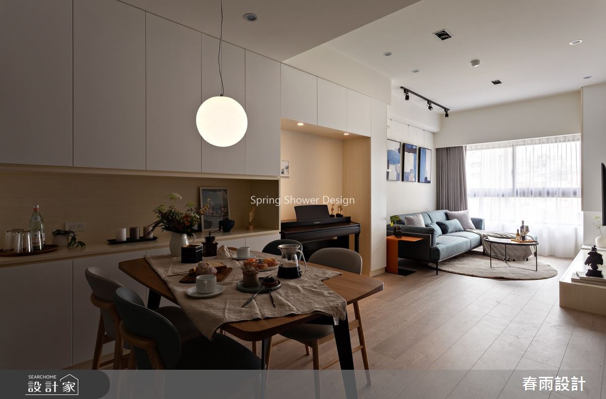 20坪新成屋(5年以下)＿北歐風餐廳案例圖片＿春雨設計＿春雨_93 南昌檀廂之2