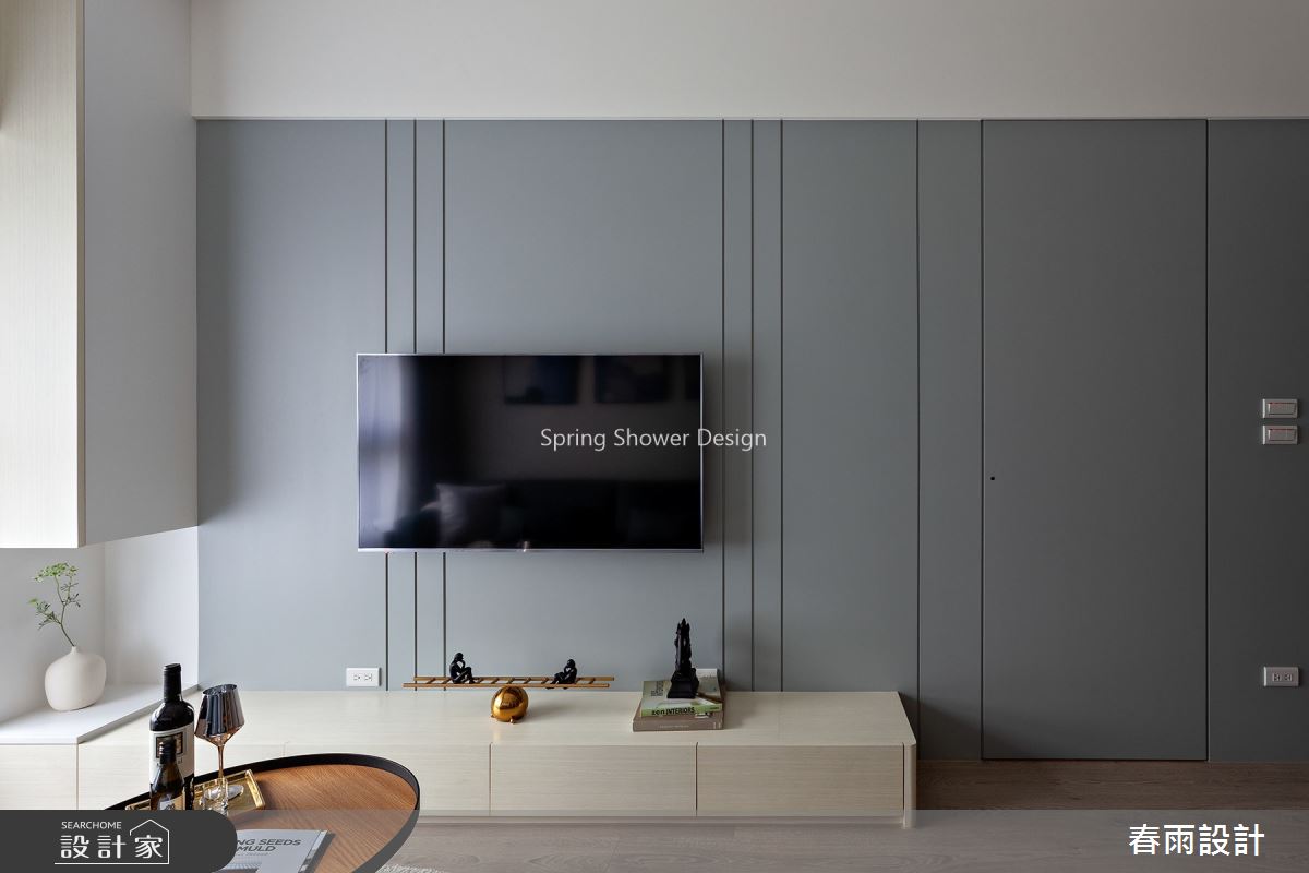 20坪新成屋(5年以下)＿北歐風客廳案例圖片＿春雨設計＿春雨_93 南昌檀廂之10