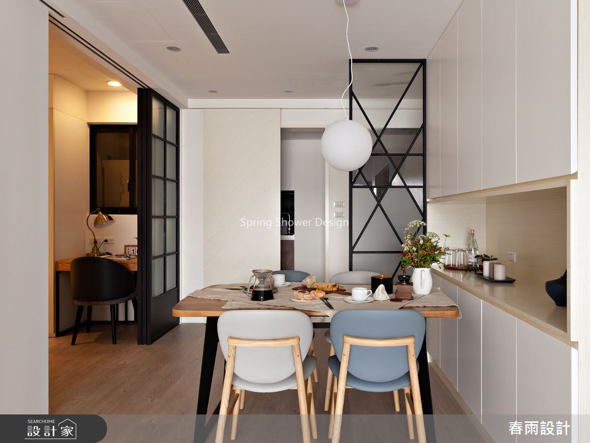 20坪新成屋(5年以下)＿北歐風餐廳案例圖片＿春雨設計＿春雨_93 南昌檀廂之5