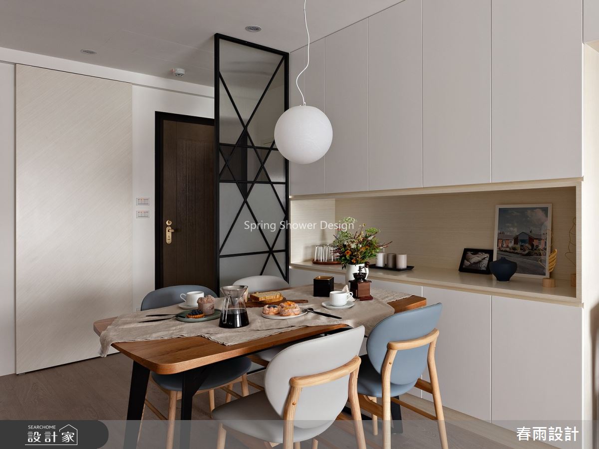 20坪新成屋(5年以下)＿北歐風餐廳案例圖片＿春雨設計＿春雨_93 南昌檀廂之4