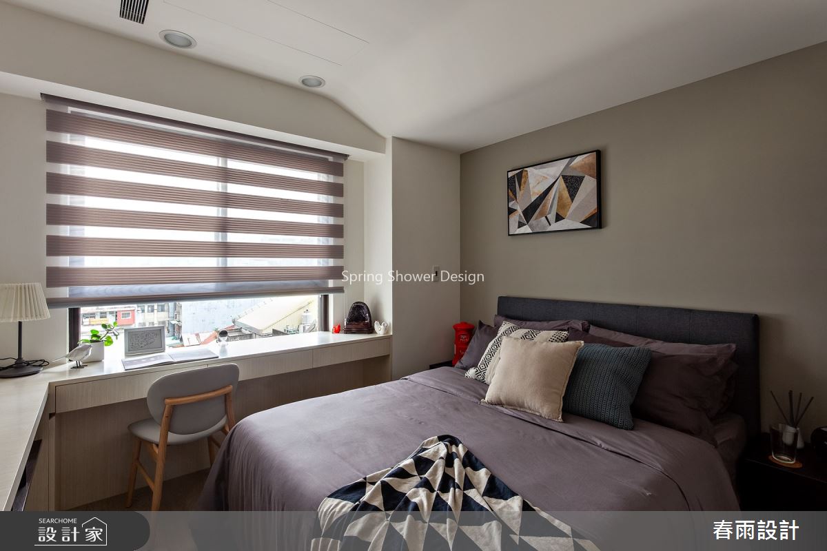 20坪新成屋(5年以下)＿北歐風臥室案例圖片＿春雨設計＿春雨_93 南昌檀廂之19