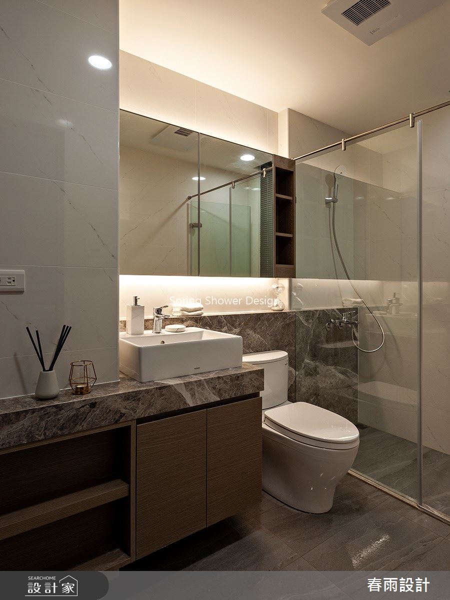105坪中古屋(5~15年)＿現代風浴室案例圖片＿春雨設計＿春雨_94 桃園易家謙悅之30