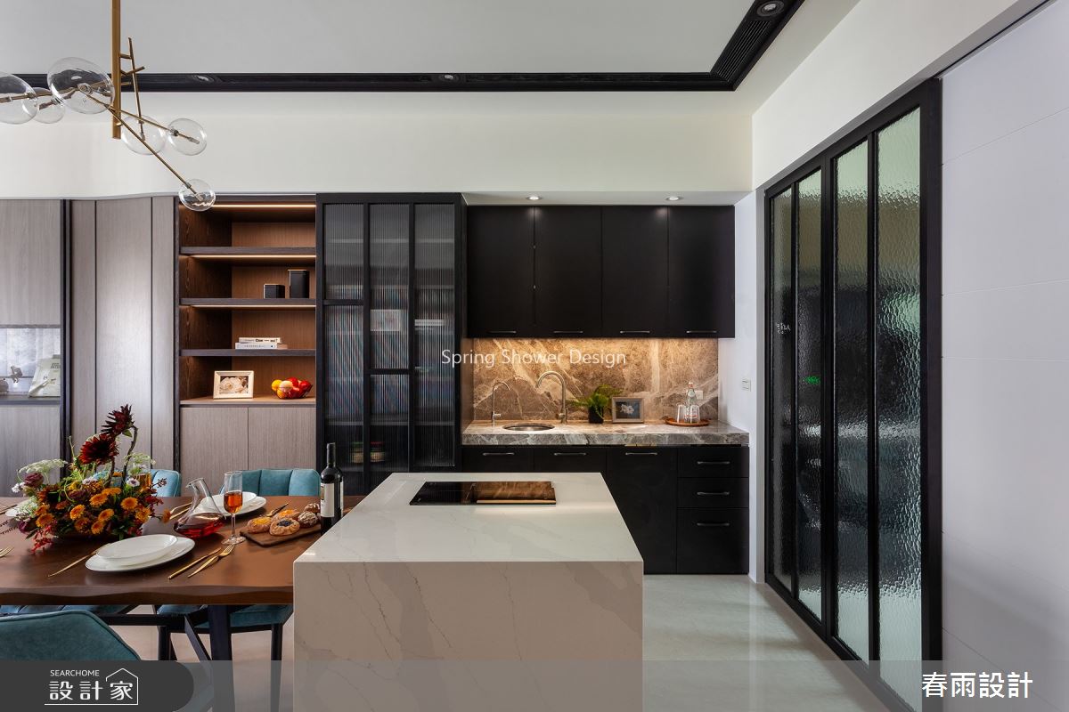 105坪中古屋(5~15年)＿現代風餐廳中島案例圖片＿春雨設計＿春雨_94 桃園易家謙悅之4