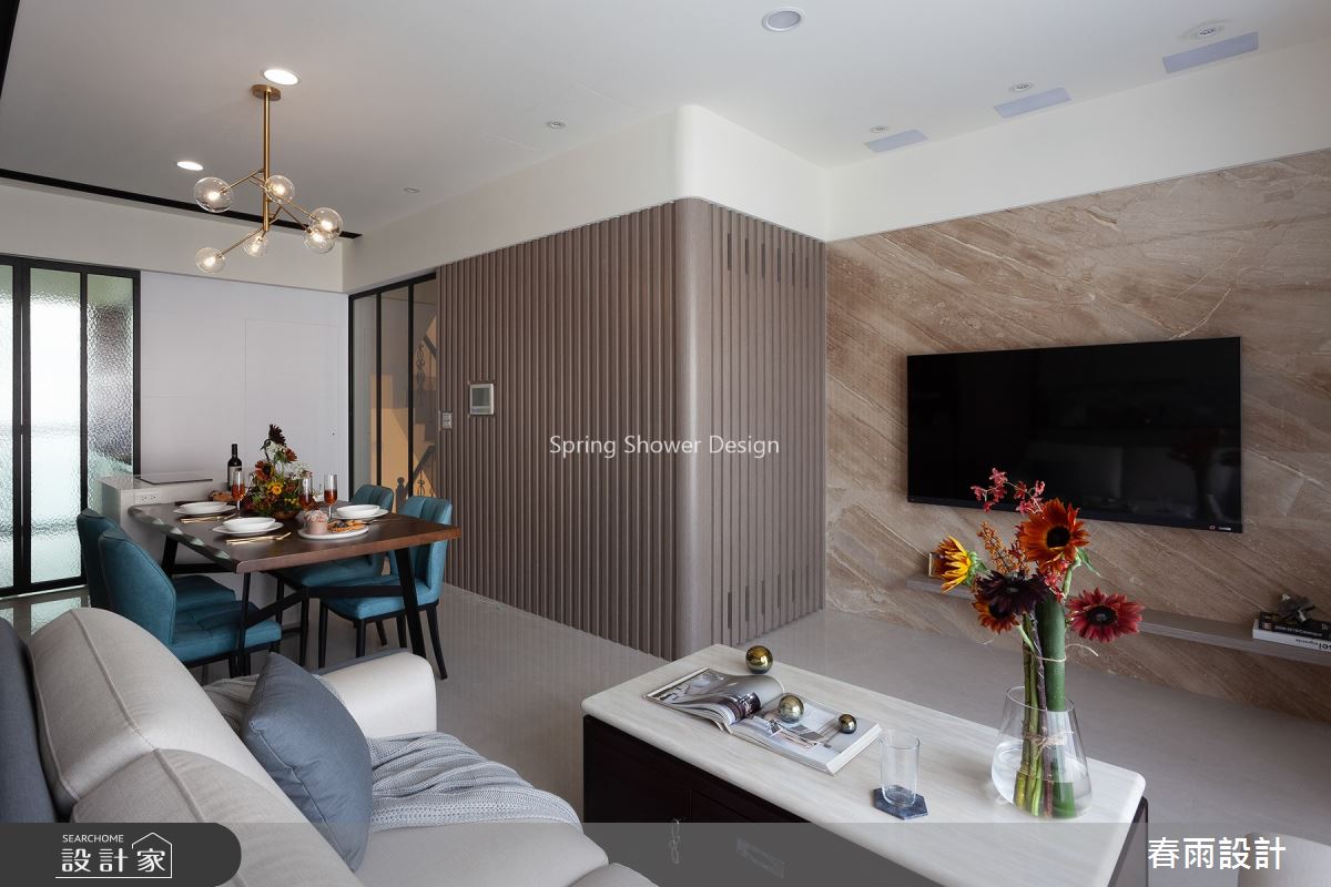 105坪中古屋(5~15年)＿現代風客廳餐廳案例圖片＿春雨設計＿春雨_94 桃園易家謙悅之1
