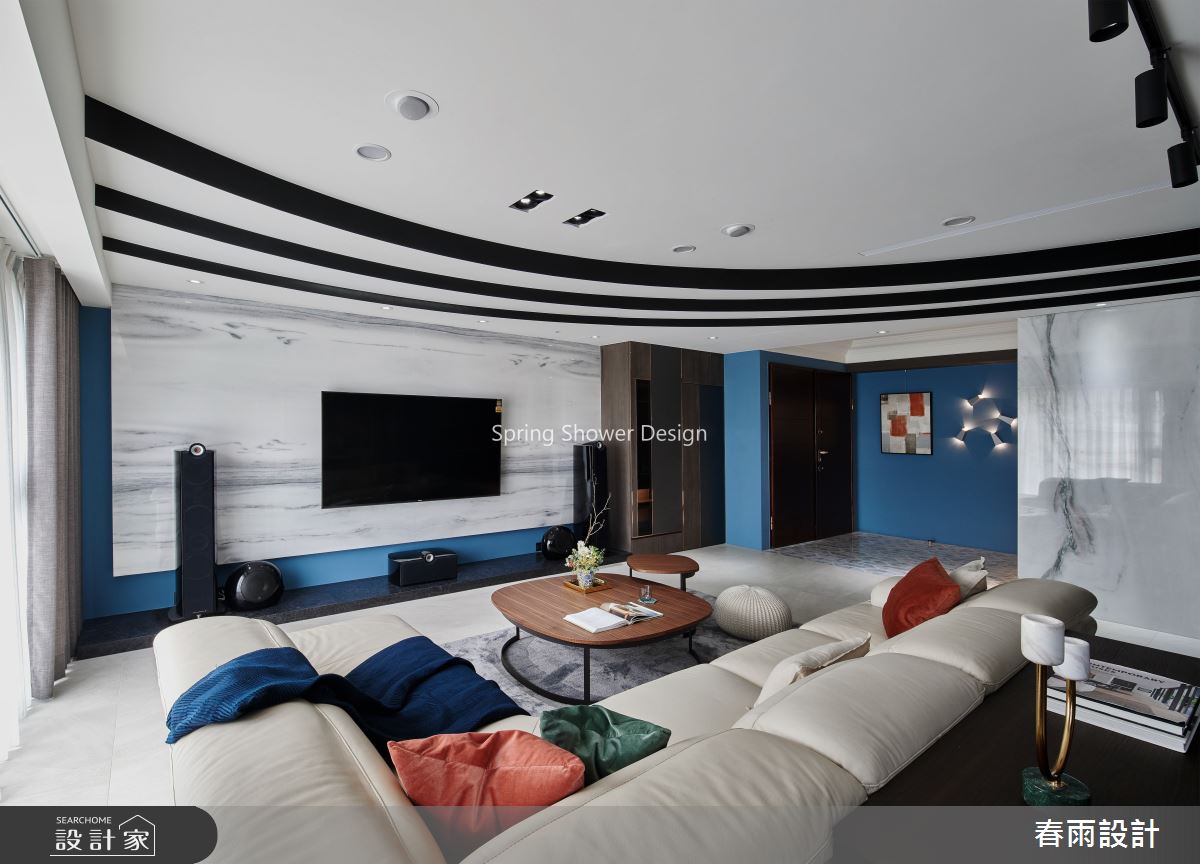 51坪預售屋＿現代風客廳案例圖片＿春雨設計＿春雨_95 皇翔紫鼎之6