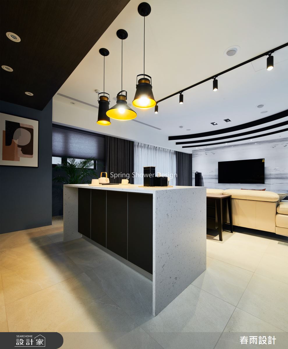 51坪預售屋＿現代風吧檯案例圖片＿春雨設計＿春雨_95 皇翔紫鼎之9