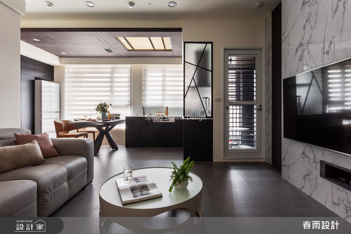 25坪預售屋＿現代風客廳案例圖片＿春雨設計＿春雨_96 翔譽愛力之8