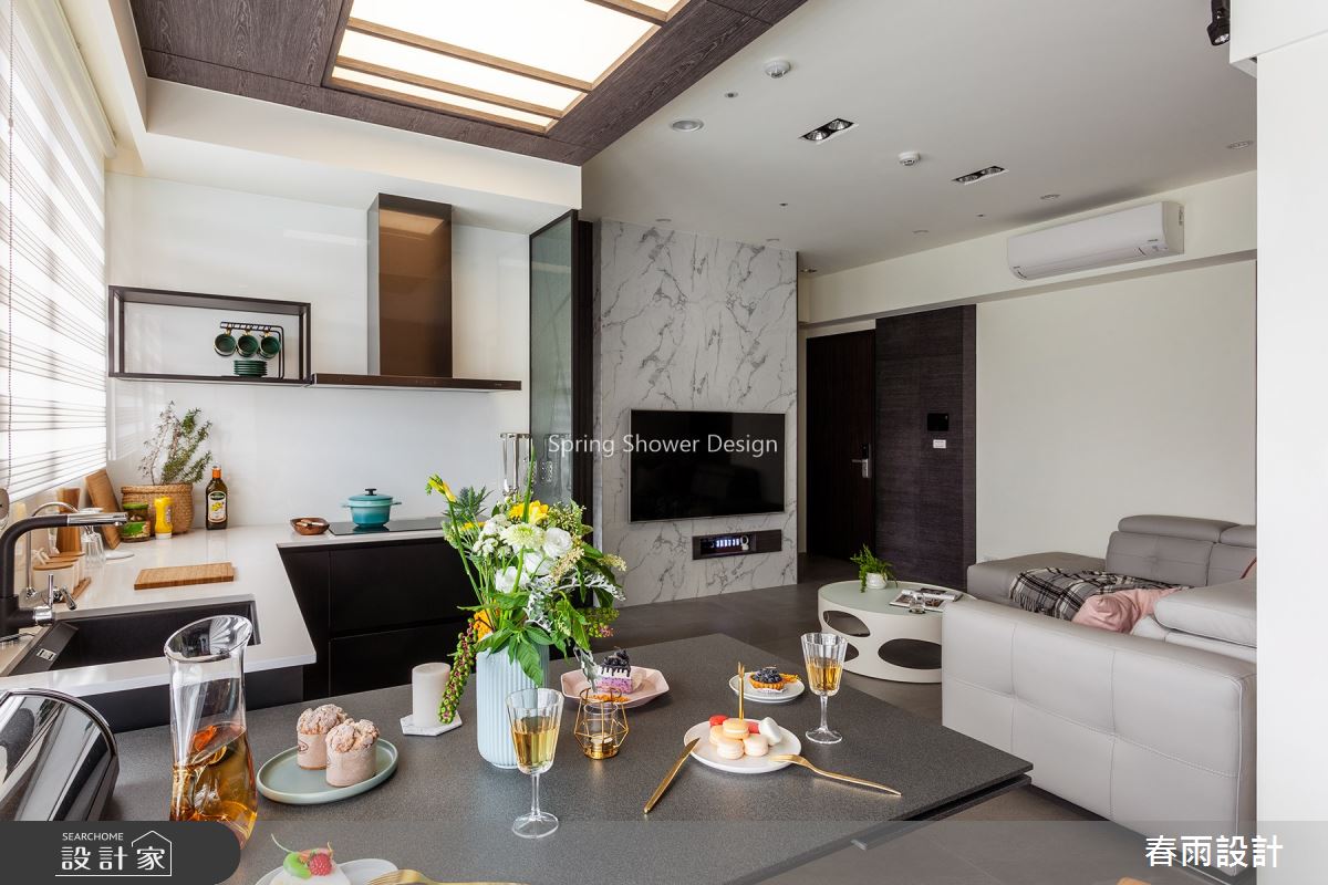 25坪預售屋＿現代風餐廳案例圖片＿春雨設計＿春雨_96 翔譽愛力之10
