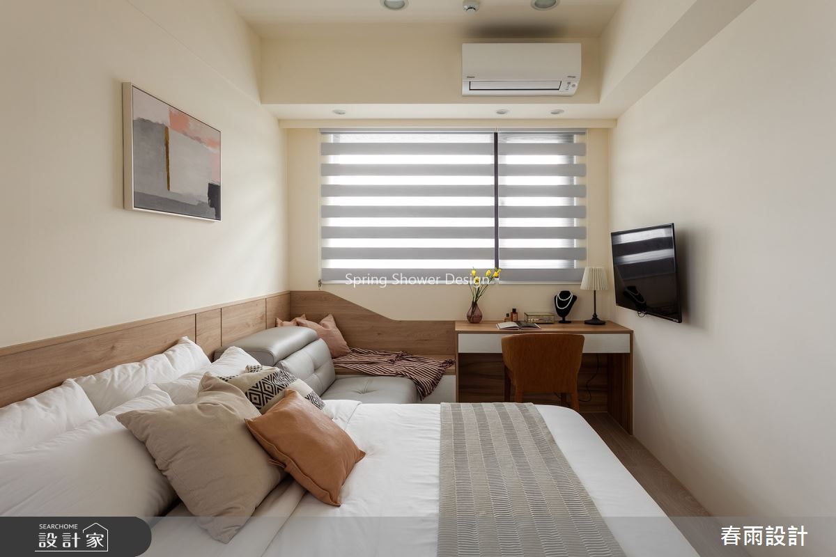 25坪預售屋＿現代風臥室臥榻案例圖片＿春雨設計＿春雨_96 翔譽愛力之26
