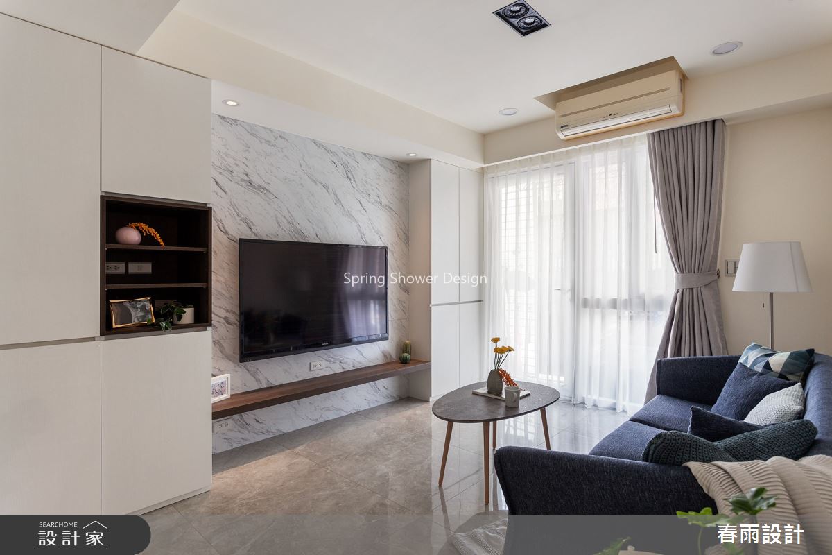 25坪老屋(16~30年)＿北歐風客廳案例圖片＿春雨設計＿春雨_97 松山路之6