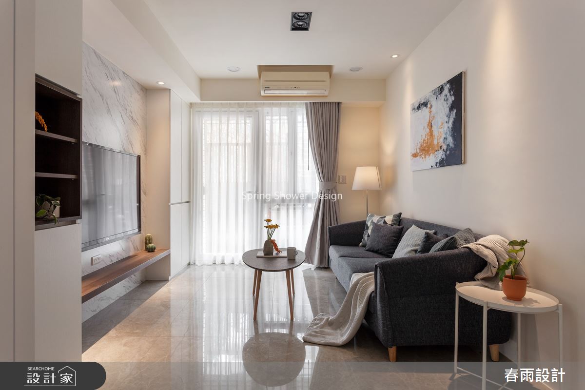 25坪老屋(16~30年)＿北歐風客廳案例圖片＿春雨設計＿春雨_97 松山路之7