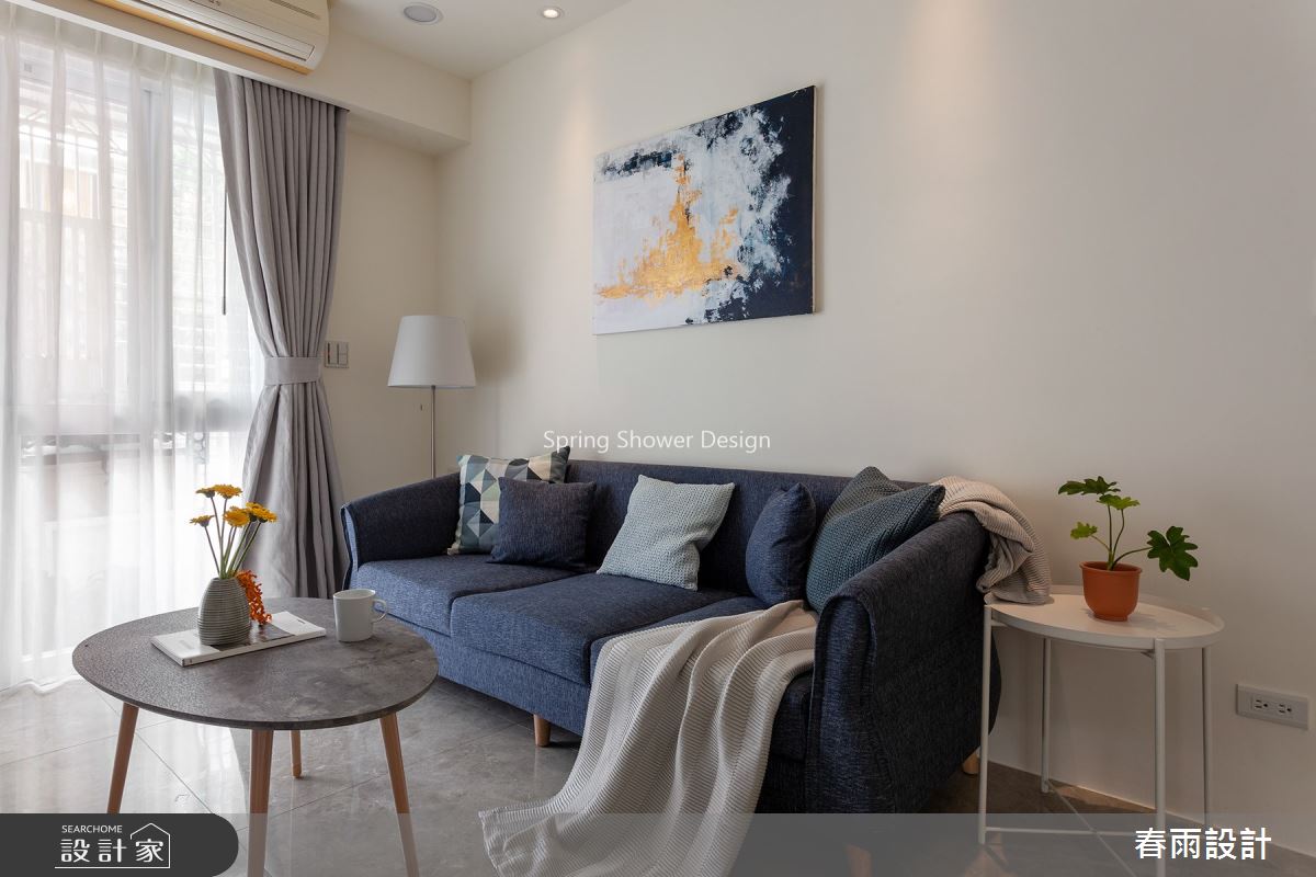 25坪老屋(16~30年)＿北歐風客廳案例圖片＿春雨設計＿春雨_97 松山路之5