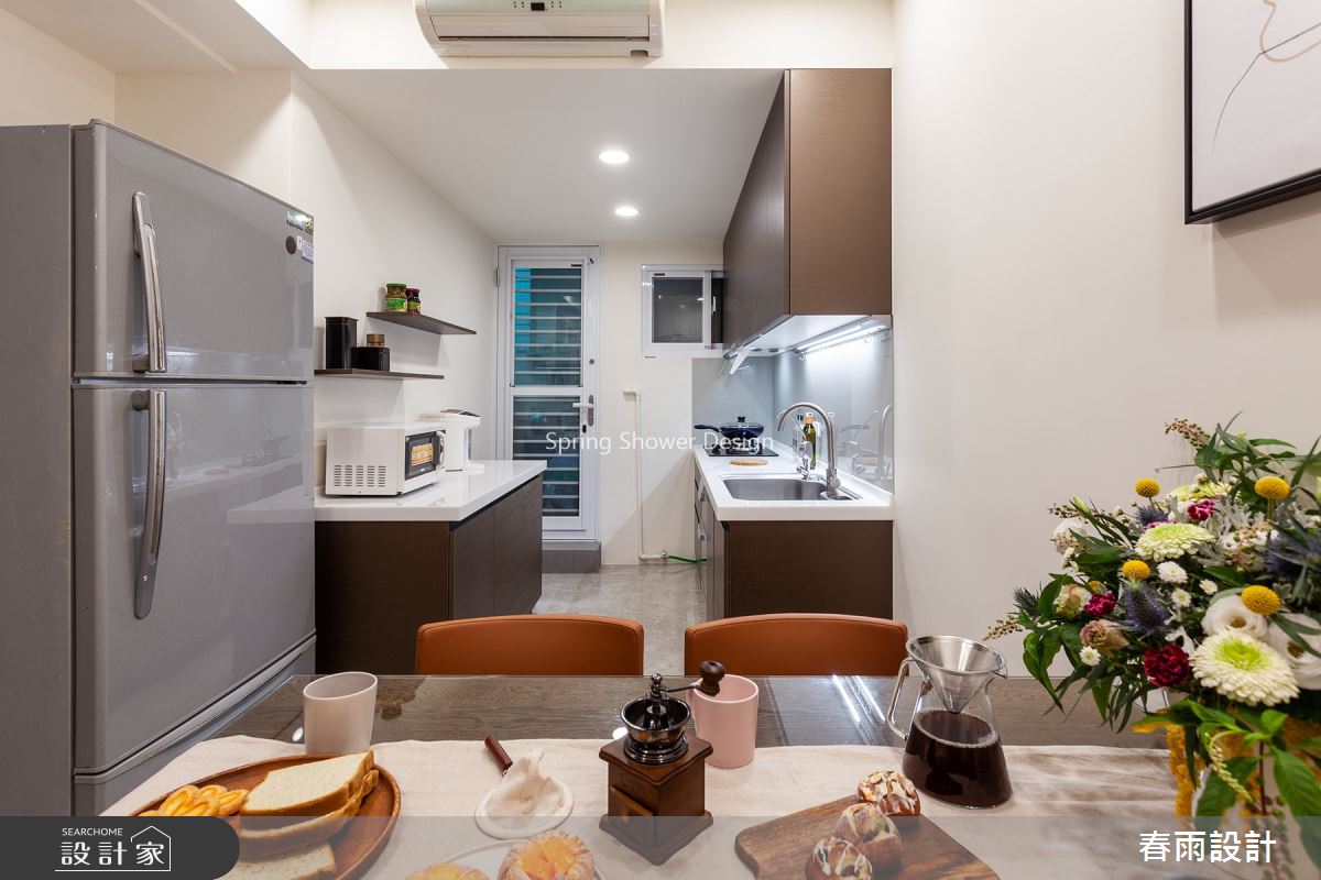 25坪老屋(16~30年)＿北歐風餐廳廚房案例圖片＿春雨設計＿春雨_97 松山路之13