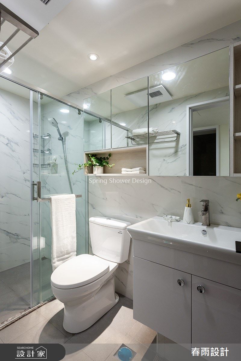 25坪老屋(16~30年)＿北歐風浴室案例圖片＿春雨設計＿春雨_97 松山路之28