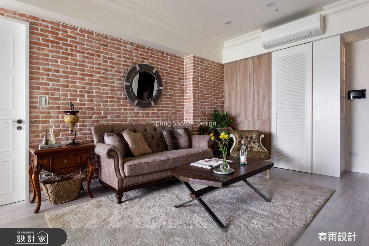 20坪預售屋＿美式風客廳案例圖片＿春雨設計＿春雨_98 台北灣江南大宅之9