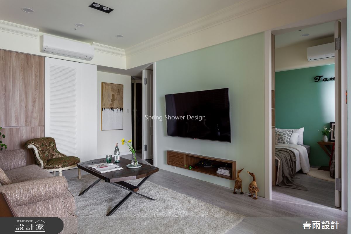 20坪預售屋＿美式風客廳案例圖片＿春雨設計＿春雨_98 台北灣江南大宅之10