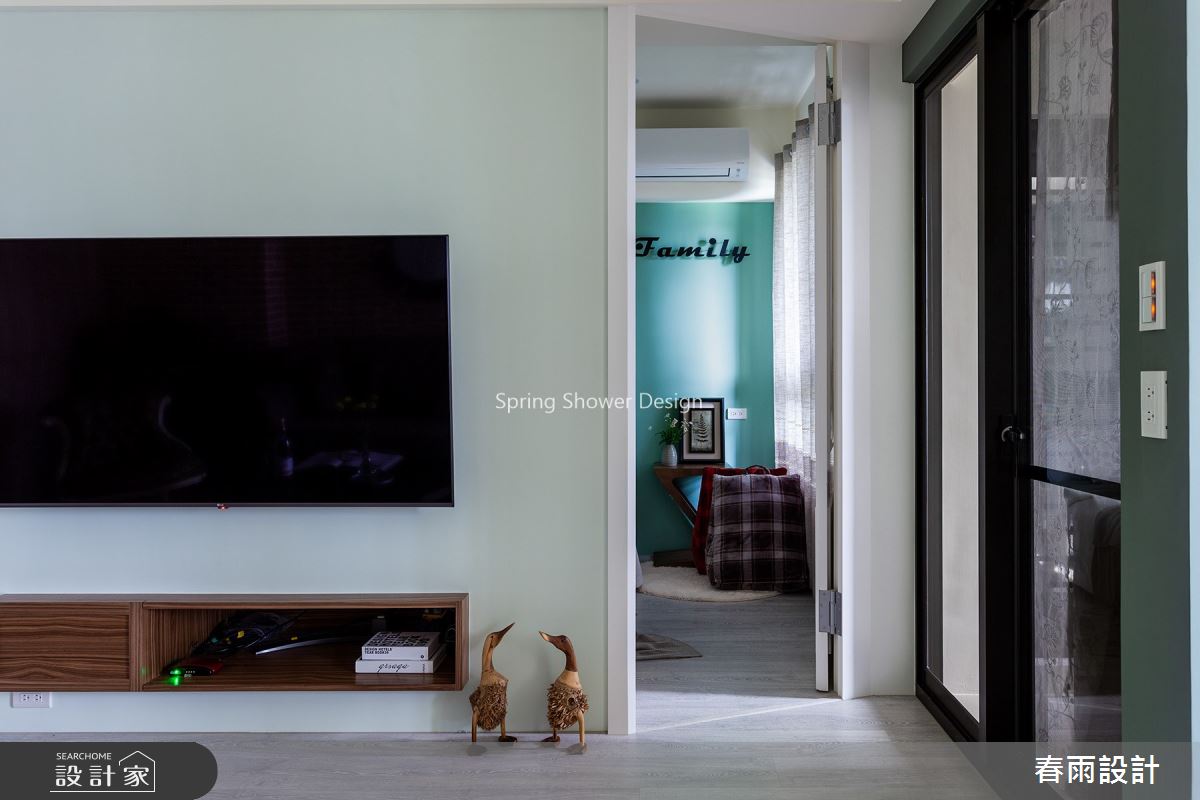 20坪預售屋＿美式風客廳案例圖片＿春雨設計＿春雨_98 台北灣江南大宅之11