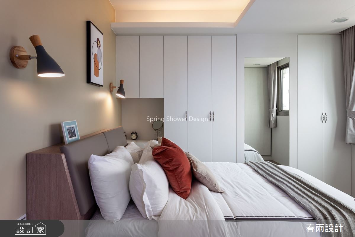13坪老屋(16~30年)＿現代風臥室案例圖片＿春雨設計＿春雨_100 中山北路之23