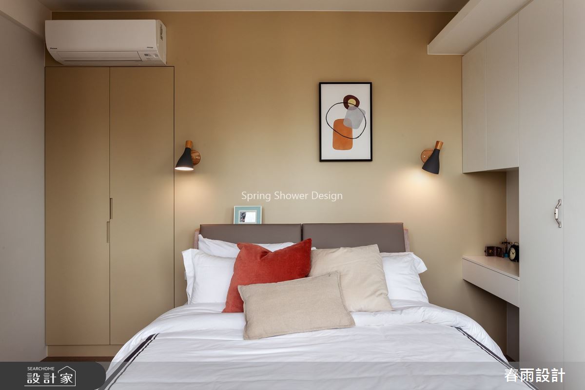 13坪老屋(16~30年)＿現代風臥室案例圖片＿春雨設計＿春雨_100 中山北路之25