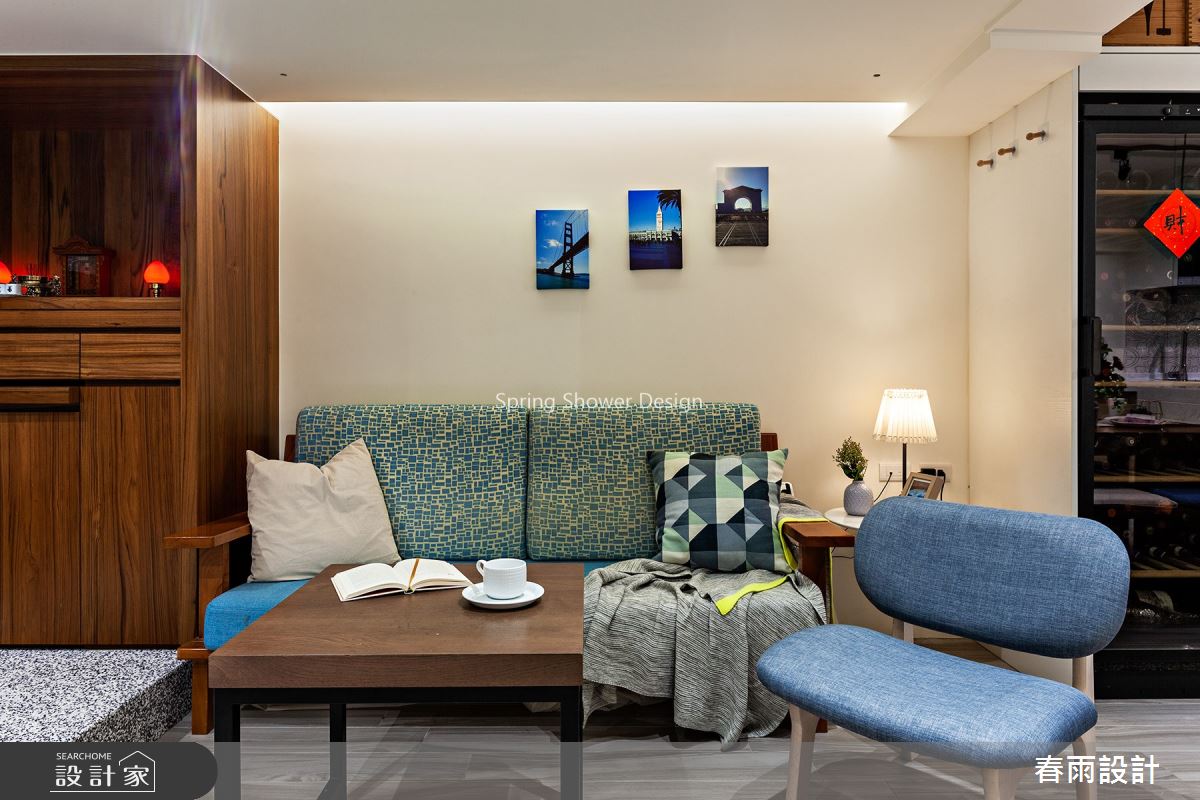 36坪老屋(16~30年)＿工業風客廳佛堂案例圖片＿春雨設計＿春雨_101 三重五華街之2