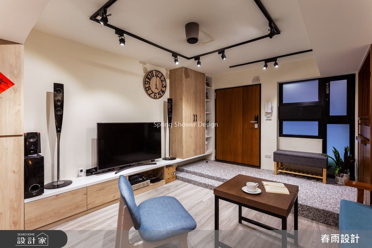 36坪老屋(16~30年)＿工業風客廳案例圖片＿春雨設計＿春雨_101 三重五華街之1