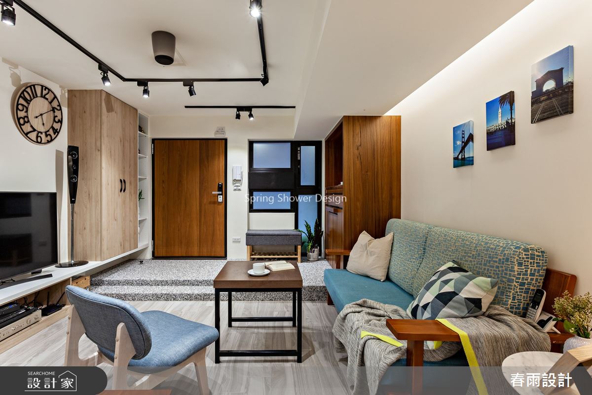 36坪老屋(16~30年)＿工業風客廳案例圖片＿春雨設計＿春雨_101 三重五華街之4
