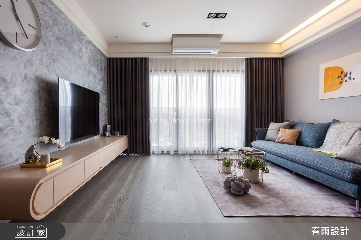 35坪新成屋(5年以下)＿北歐風客廳案例圖片＿春雨設計＿春雨_102 耕曦之4